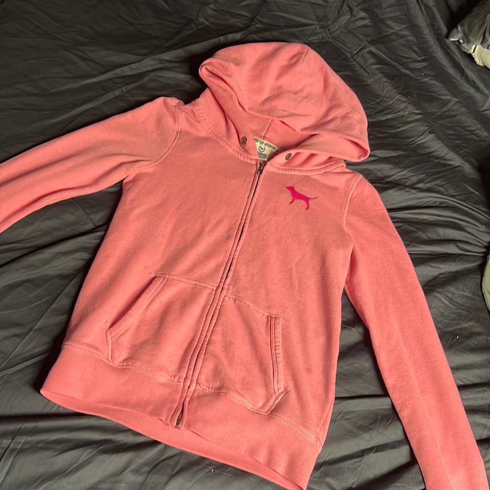 PINK Zip-Up Hoodie
